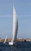 070713 11b On route to Marstran Jib and weaving between traffic with up to 9knots speed concentration plus