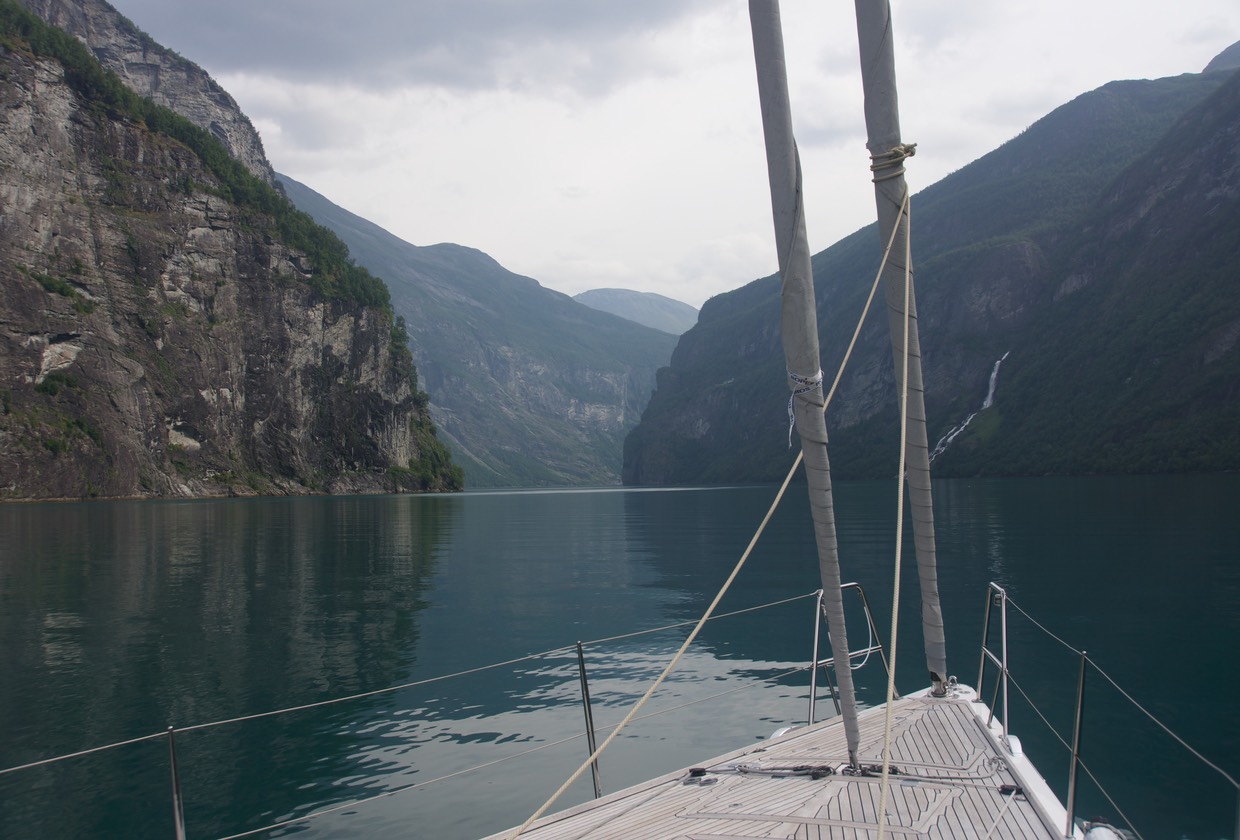 140802 14 In Geiranger Fjord water colour