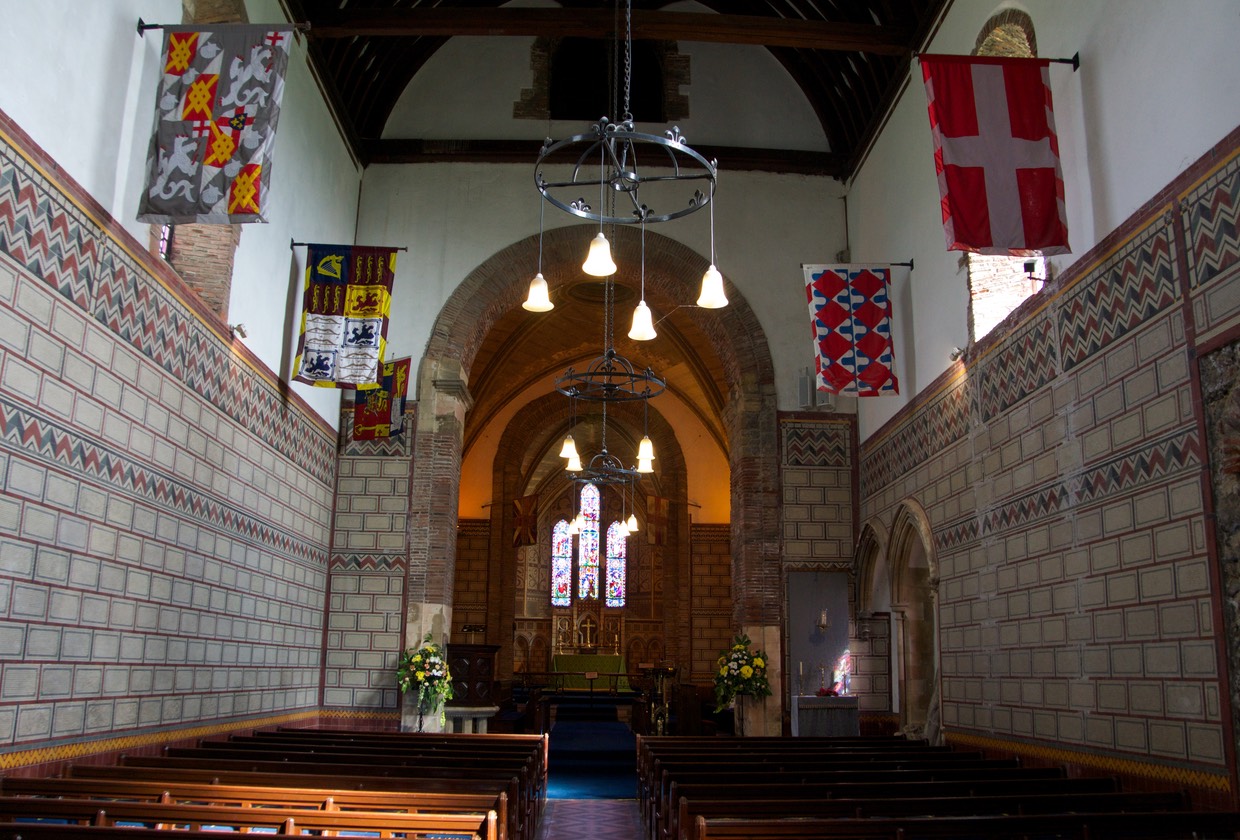 140913 7 The interior of Saxon St Mary in Castro Dover Castle