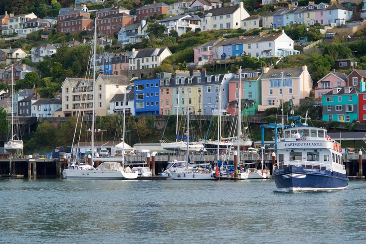 151020 15 Katherine and the Dartmouth Castle our daily ferry.jpg