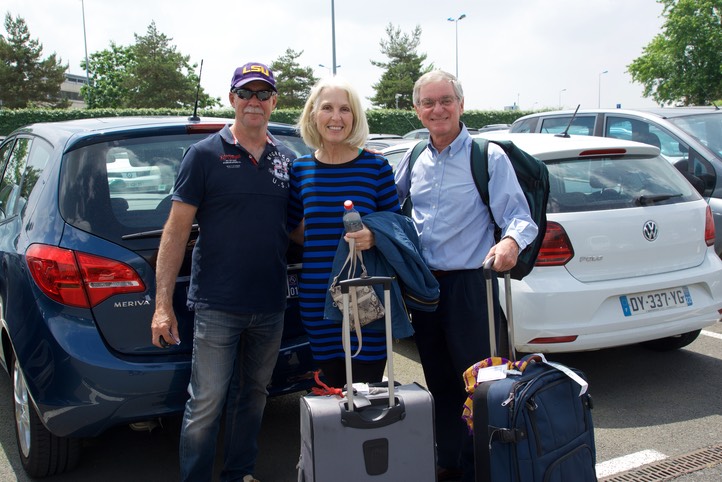 160607 2 Cathy and Jim arriving France Renee.jpg