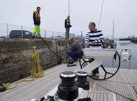 160608 1b Leaving St Malo through the Lock