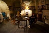 160706 3 Cave Robert et Marcel Wine Coop tunnels our Guide Phillipe Imbert