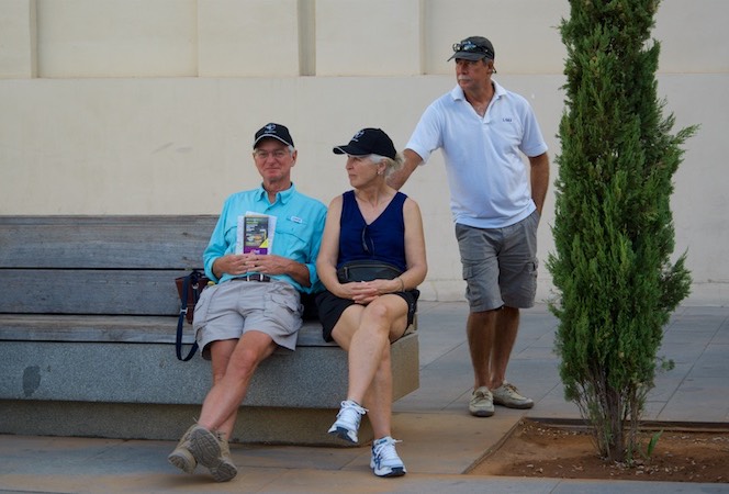 160904 Walking tour of Seville Ready to Roll Jim cathy and Andrew