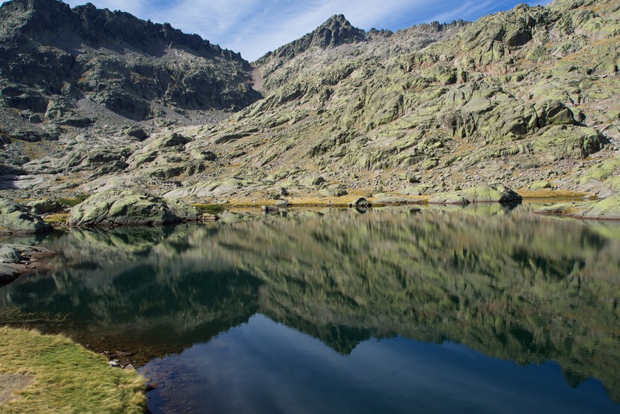 160926 18 Walking Laguna Grande the lake reflections.jpg
