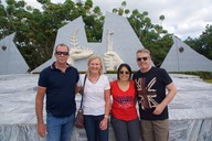 161119 8 Havana Memorial for the Unknown Soldiers Cuba 4 of us