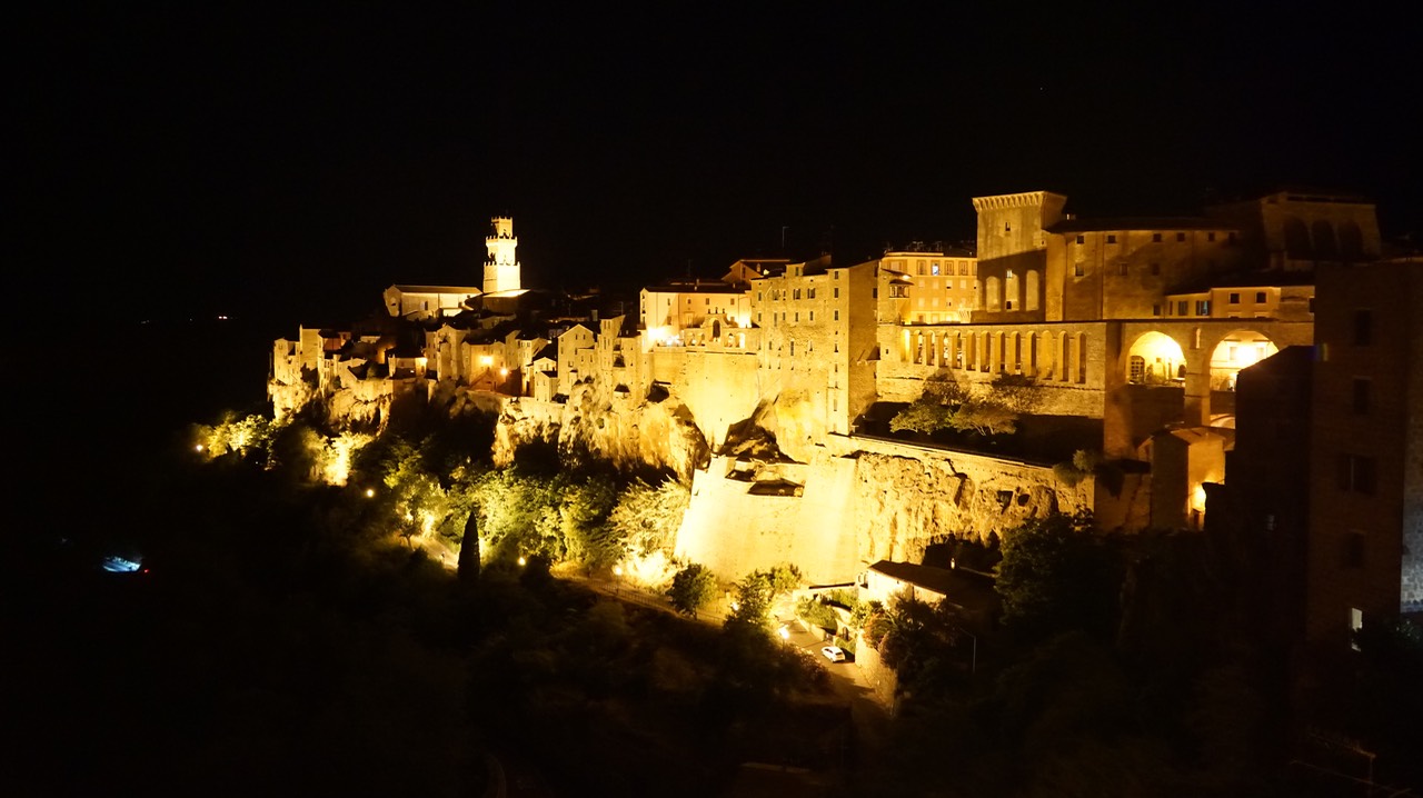 170622 16 Night 1 Pitigliano By Night Light