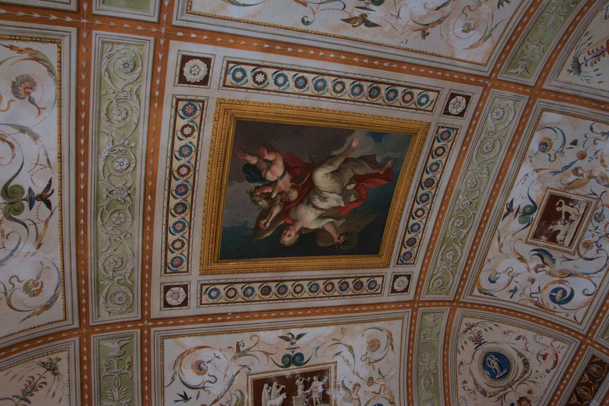 170912 15 Day 2 Road Trip Ceiling of our accommodation Montepulciano