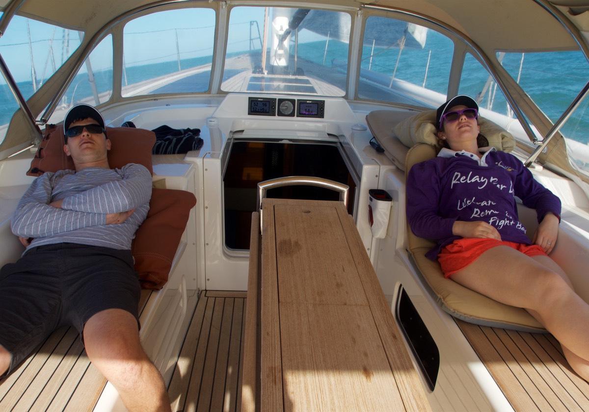 170914 Ben and Renae Sailing Positions Rome to Isle Elba