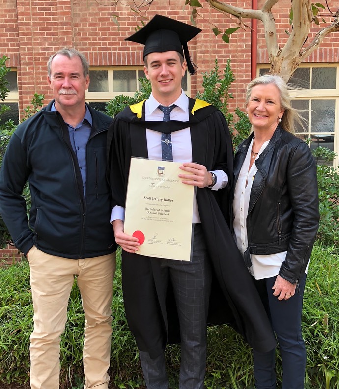 180507 4 Scotts Graduation Batchelor of Animal Science Adelaide