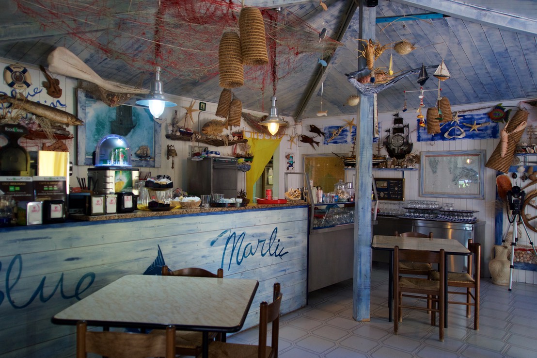 190722 8 Lunch at The Blue Marlin in Porto Pino