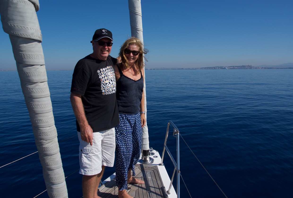 190725 Paul and Kirsty final run back to Cagliari