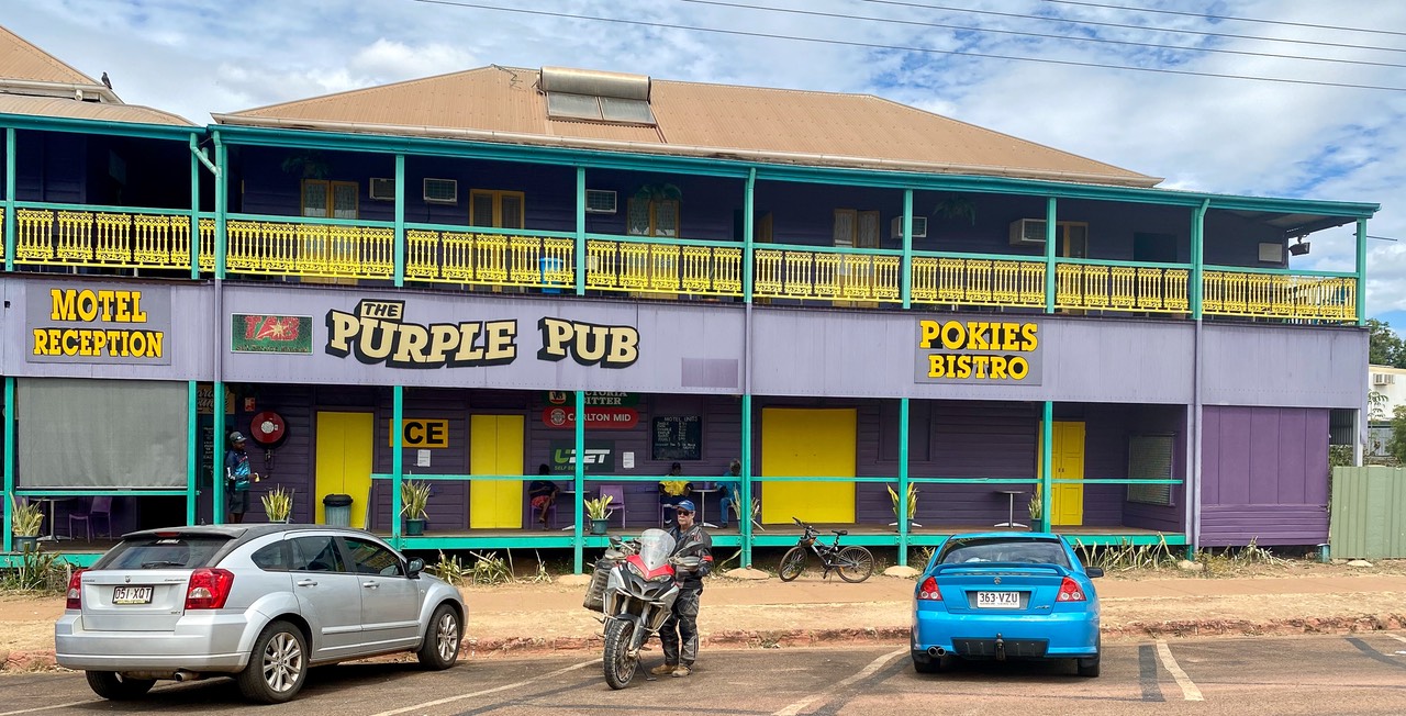 200917 Day 9 Gregory to Karumba-15 Normanton Purple Pub