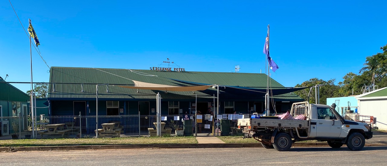 200925 Day 17 Hann River Roadhouse via Lillyvale to Coen-10 Exchange Hotel